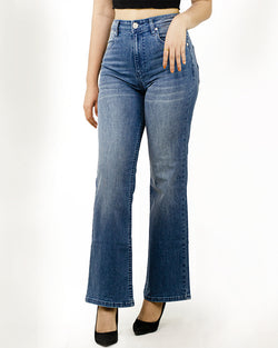 Women's Curvy High Rise Flare Jeans