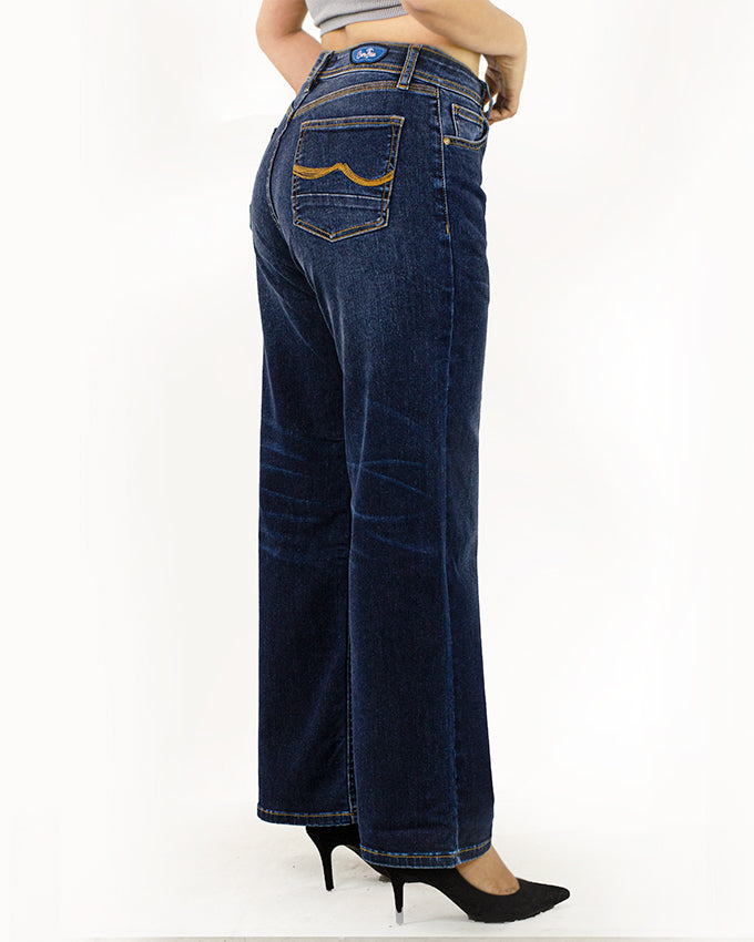 Women's Curvy Mid Rise Loose Jeans